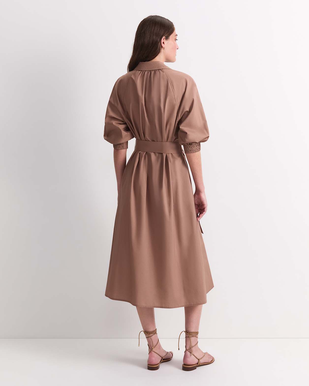 Lorelei Midi Dress in MOCHA
