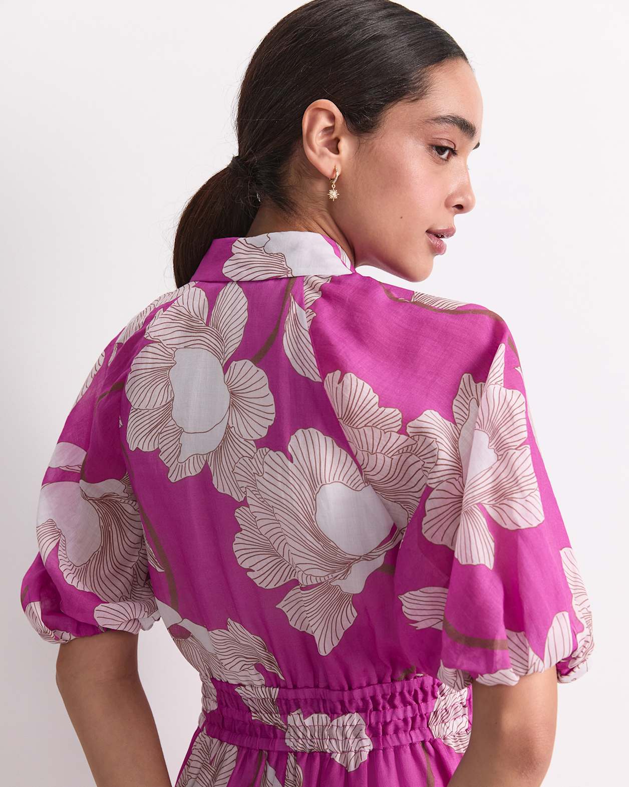Manon Midi Dress in PINK MULTI
