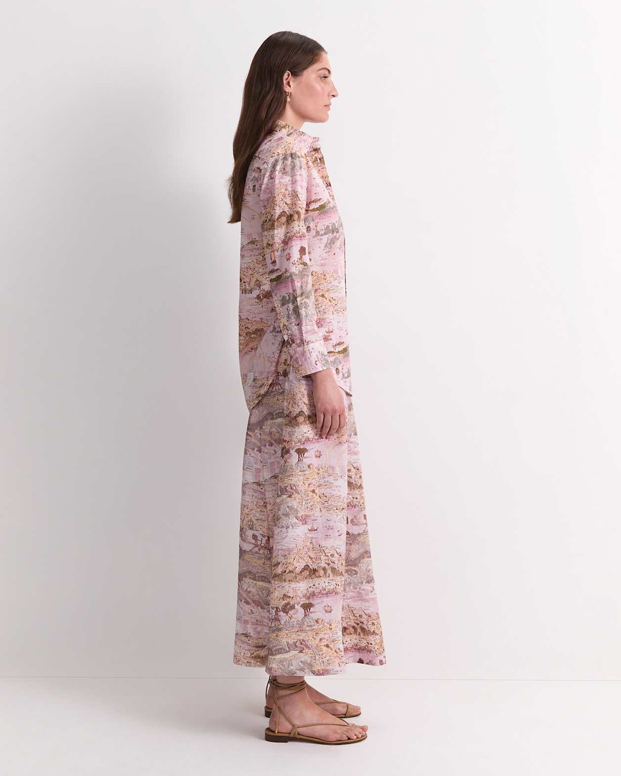 Story Map Liberty Shirt in PINK MULTI