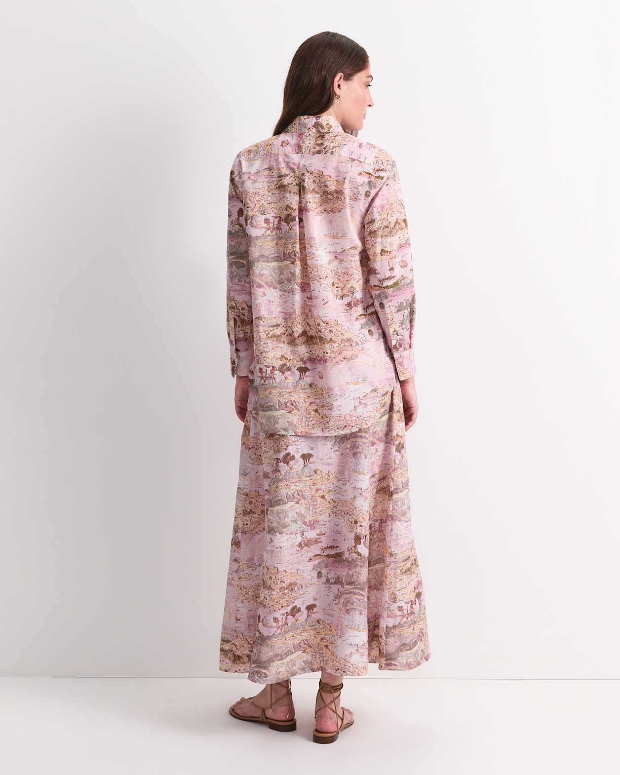 Story Map Liberty Shirt in PINK MULTI