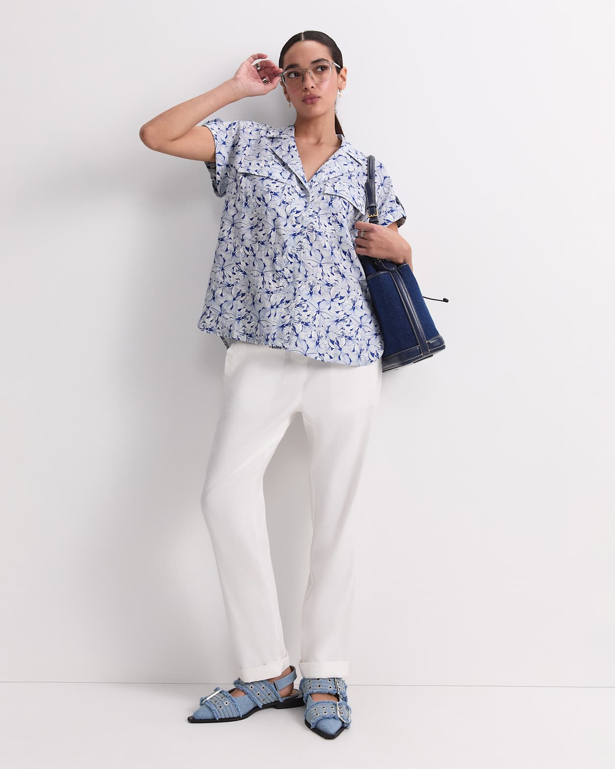 Audreen Short Sleeve Shirt in MULTI