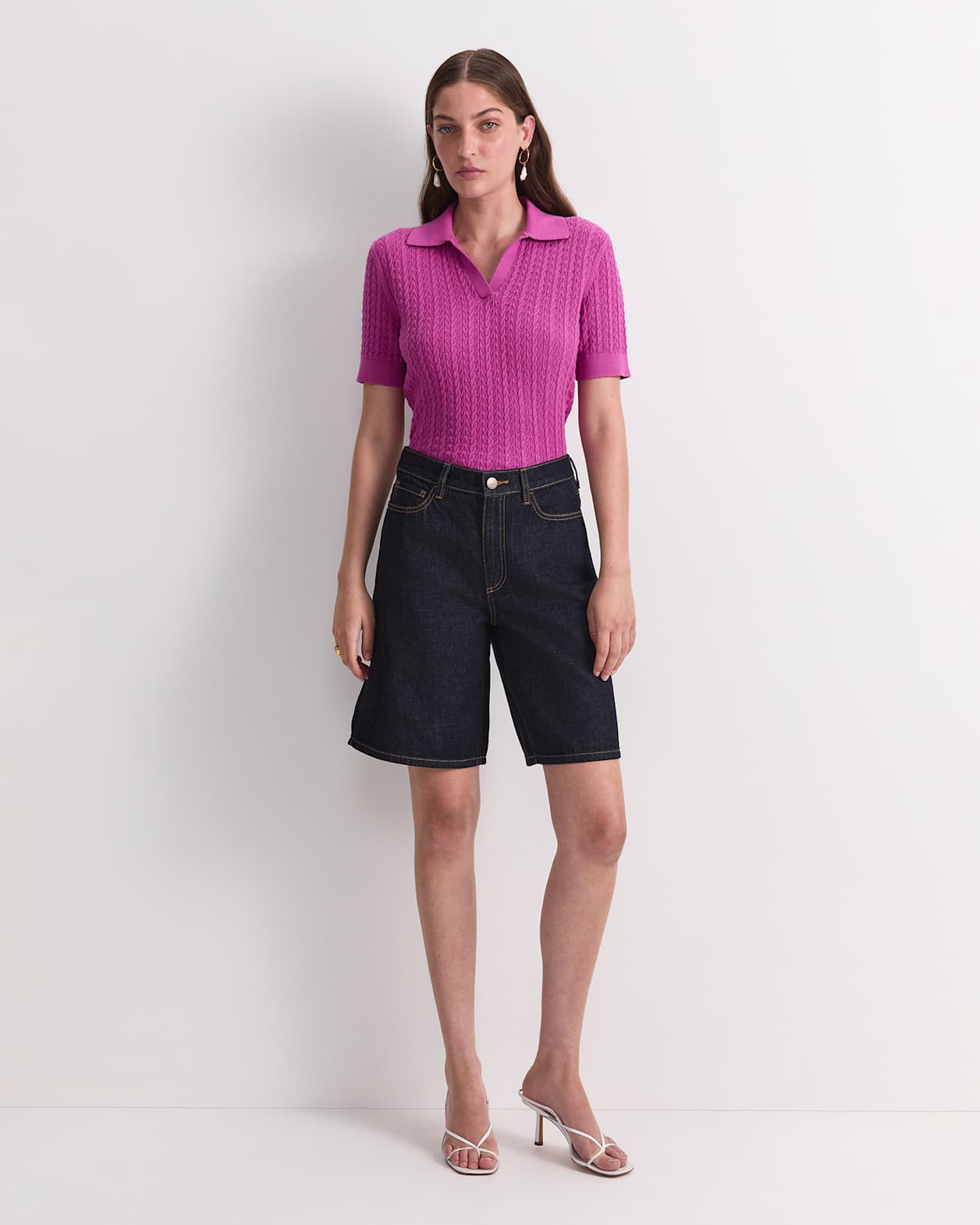 Allegra Denim Short in INDIGO