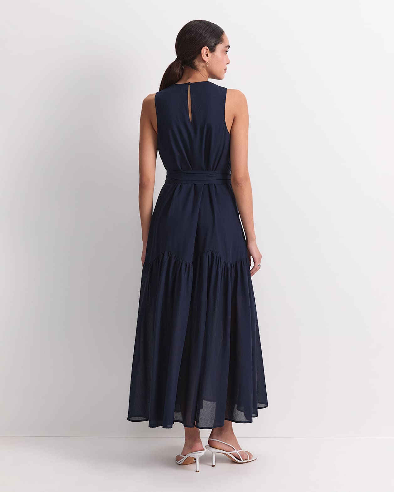 Vivian Maxi Dress in NAVY