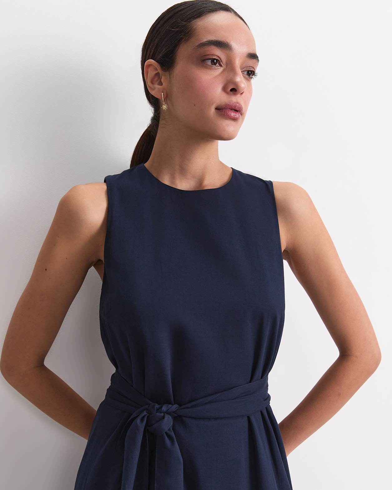 Vivian Maxi Dress in NAVY