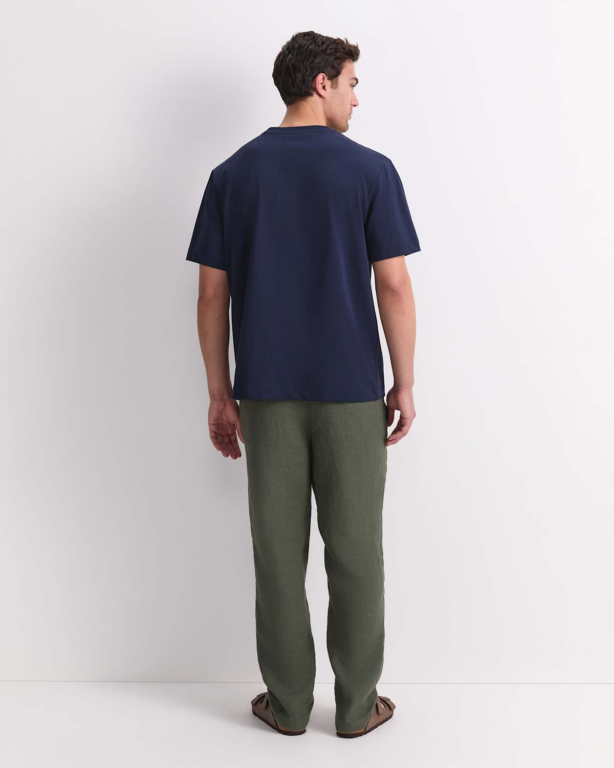 Heavyweight Cotton Tee in NAVY