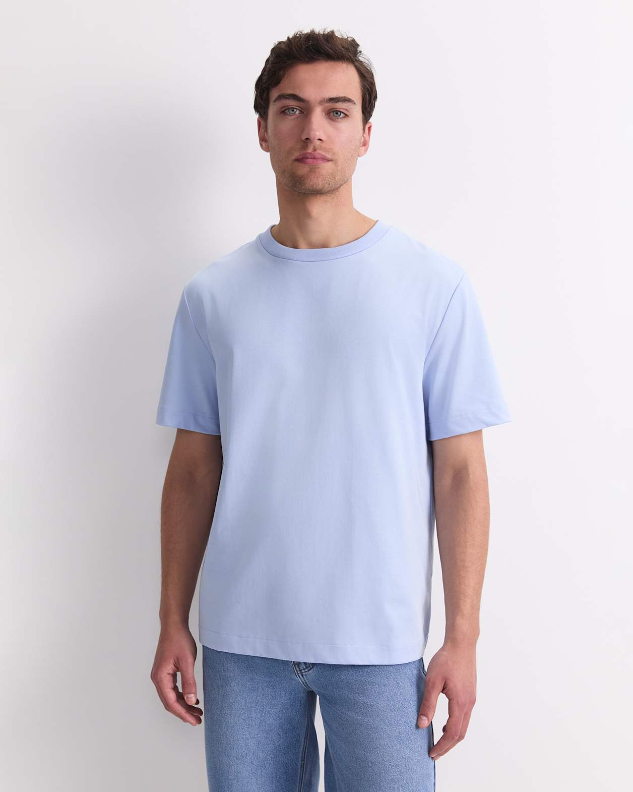 Heavyweight Cotton Tee in SKY