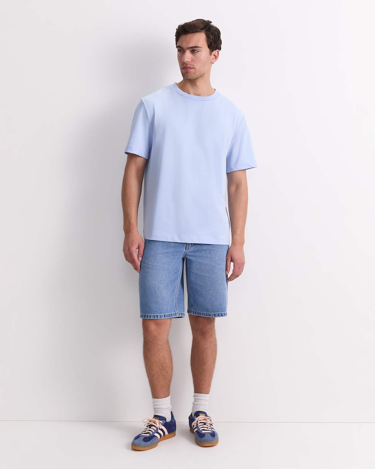 Heavyweight Cotton Tee in SKY