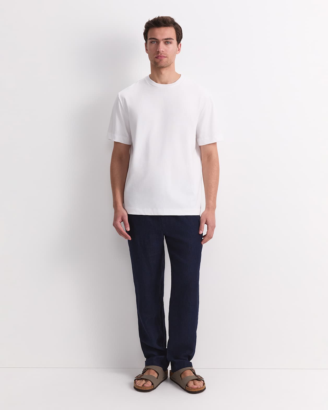 Heavyweight Cotton Tee in WHITE