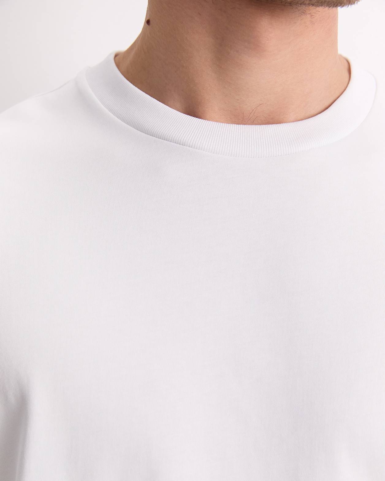 Heavyweight Cotton Tee in WHITE