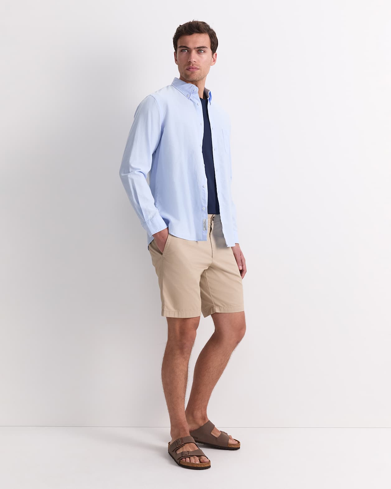 Oxford Long Sleeve Shirt in LIGHT BLUE