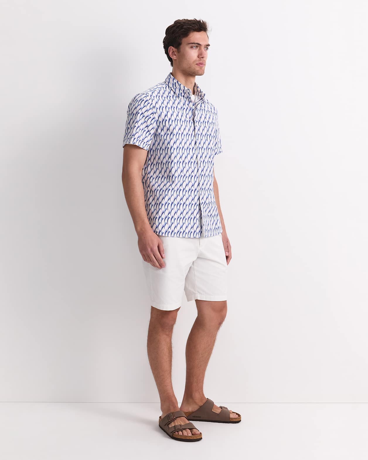 Jay Short Sleeve Liberty Shirt in PINK MULTI