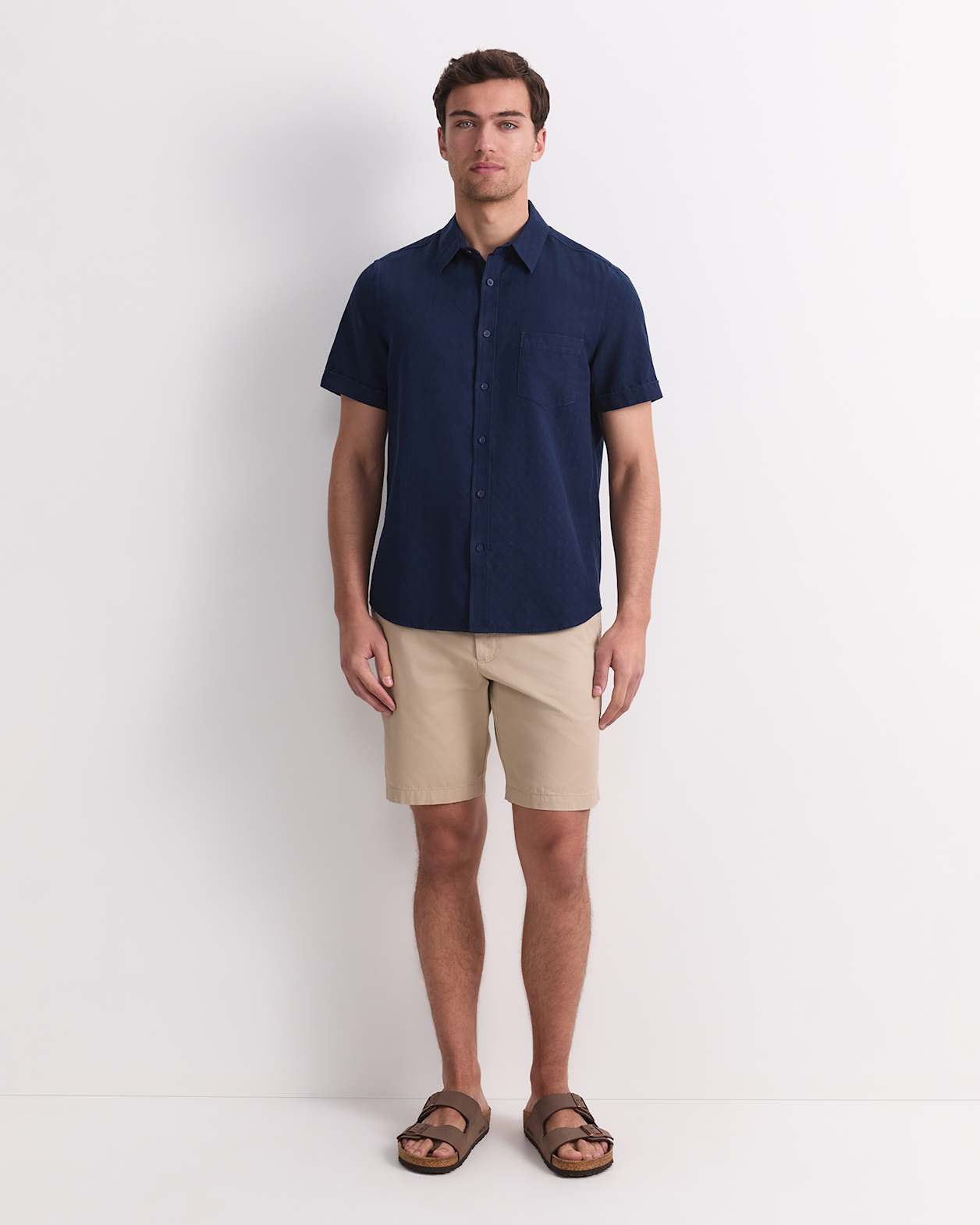 Craig Short Sleeve Shirt in NAVY