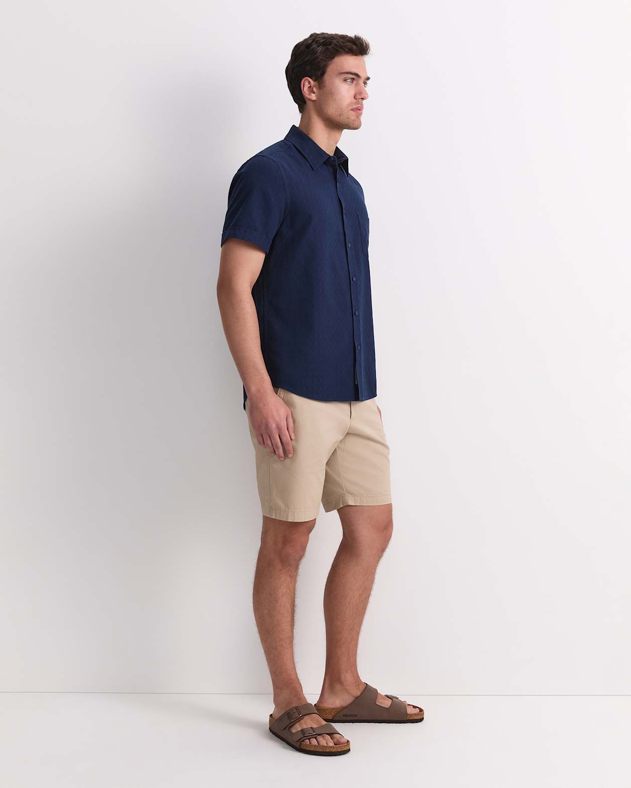 Craig Short Sleeve Shirt in NAVY