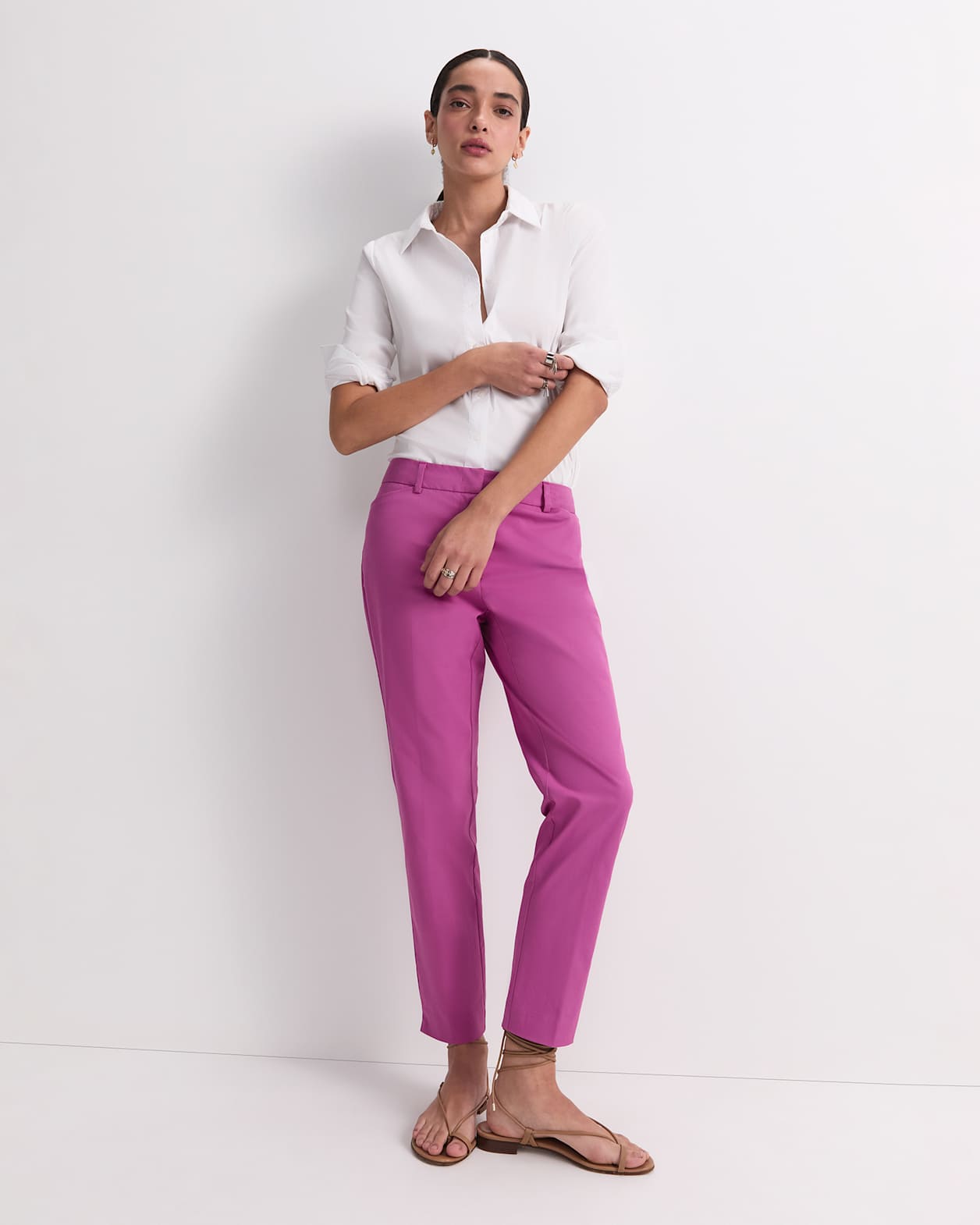 Evie Capri Pant in SHERBET