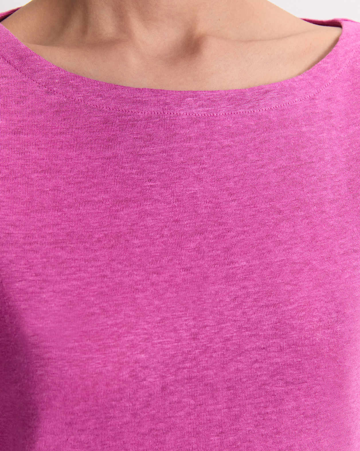 Cecile Linen Top in SHERBET