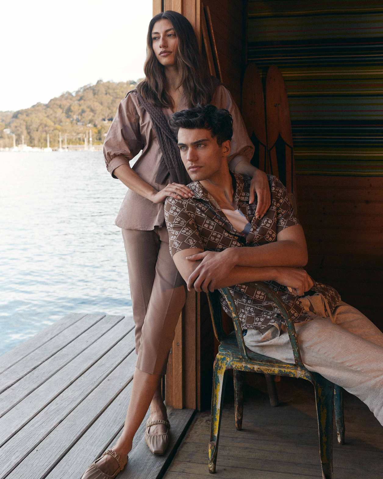 Yvette Pedal Pusher Pant in MOCHA