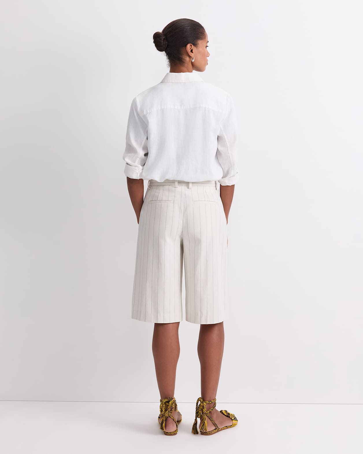 Priya Pinstripe Short in MULTI