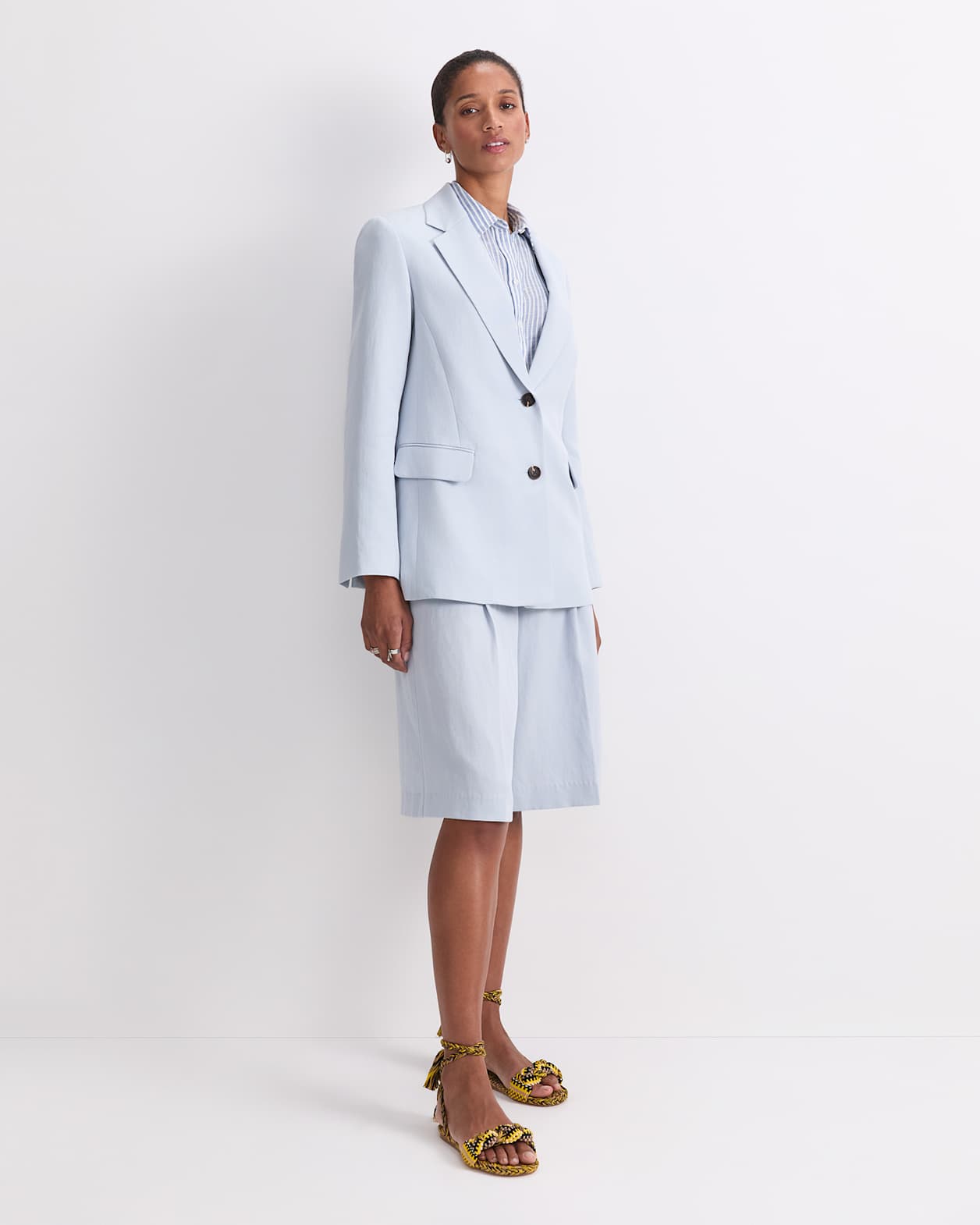 Valerie Relaxed Blazer in BLUE MIST