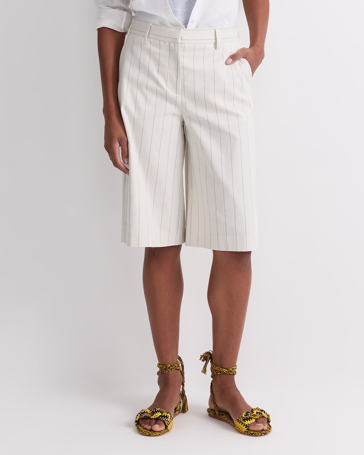 Priya Pinstripe Short in MULTI