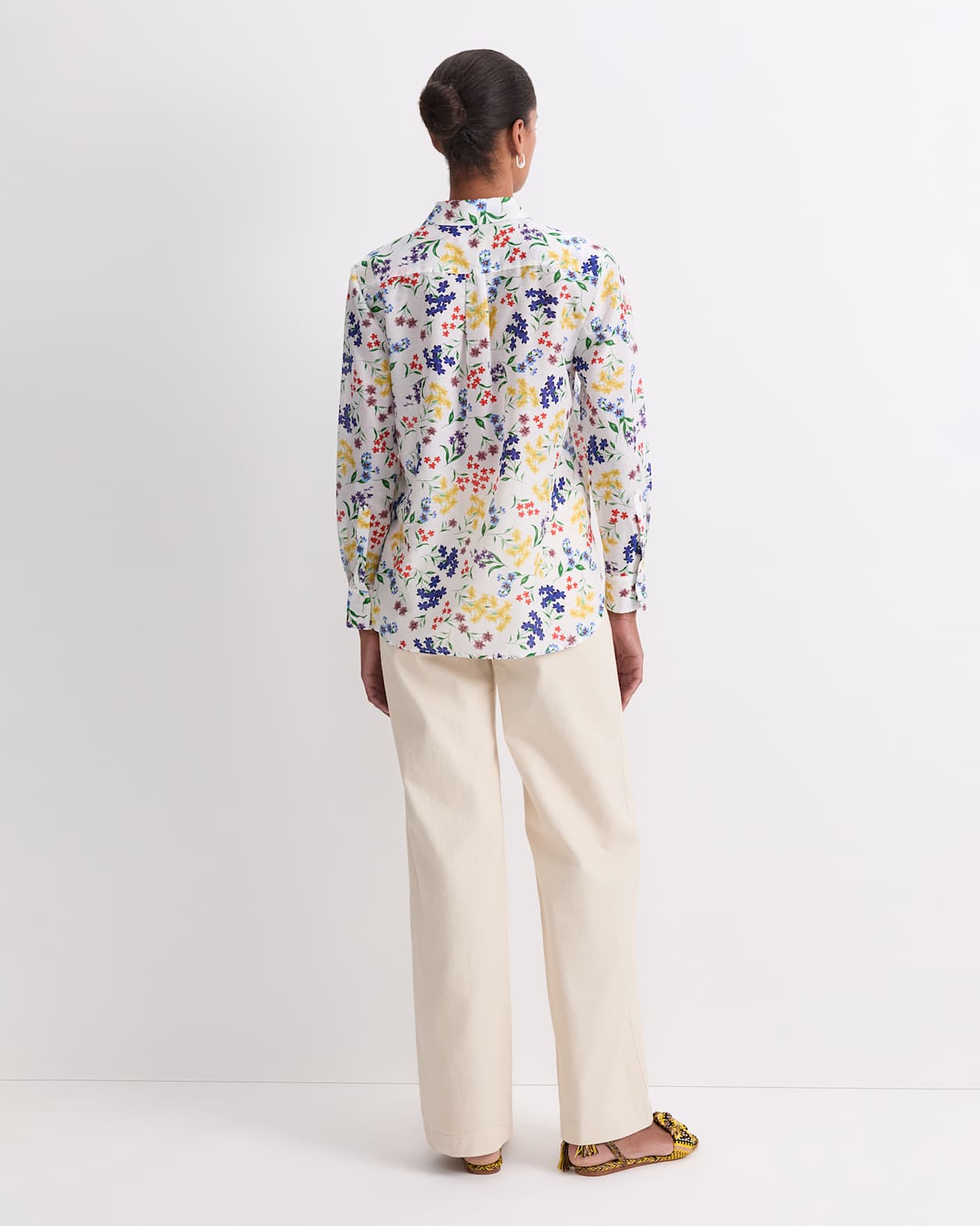 Joy Cotton Silk Shirt in MULTI