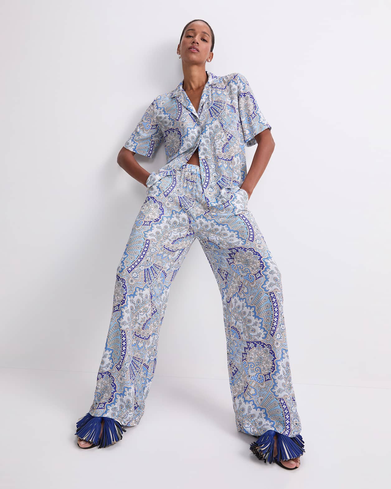 Emporium Liberty Blouse in BLUE MULTI