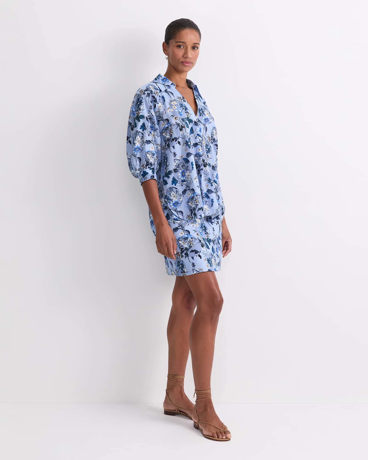 Covington Liberty Blouse in BLUE MULTI