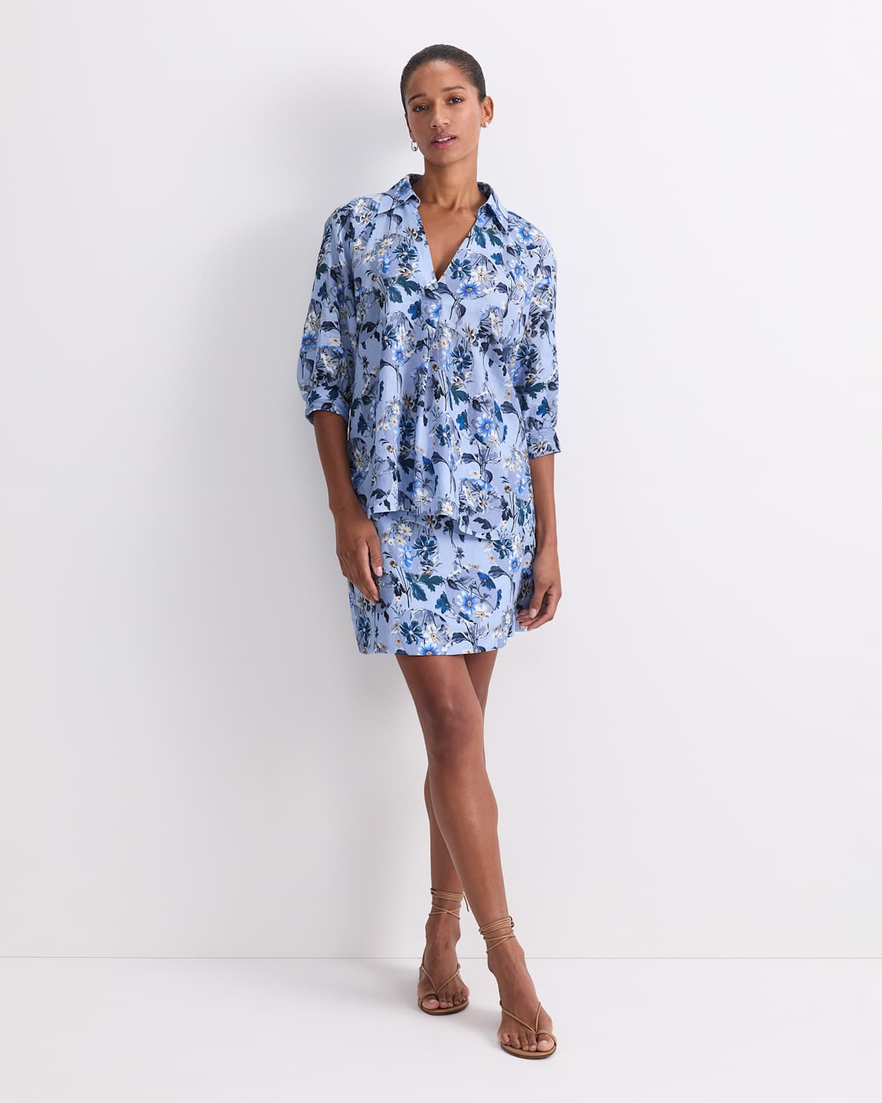 Covington Liberty Blouse in BLUE MULTI