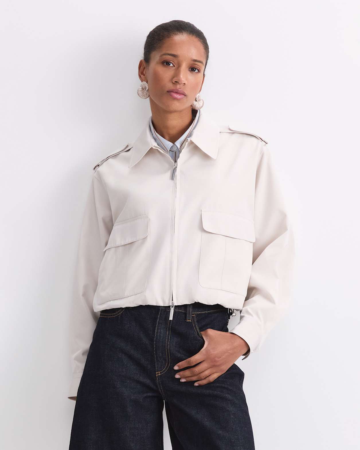 Anora Anorak in CHALK