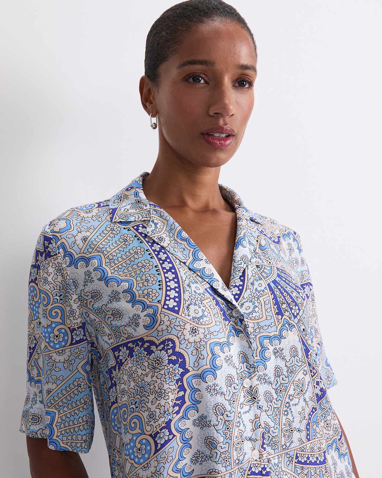 Emporium Liberty Blouse in BLUE MULTI