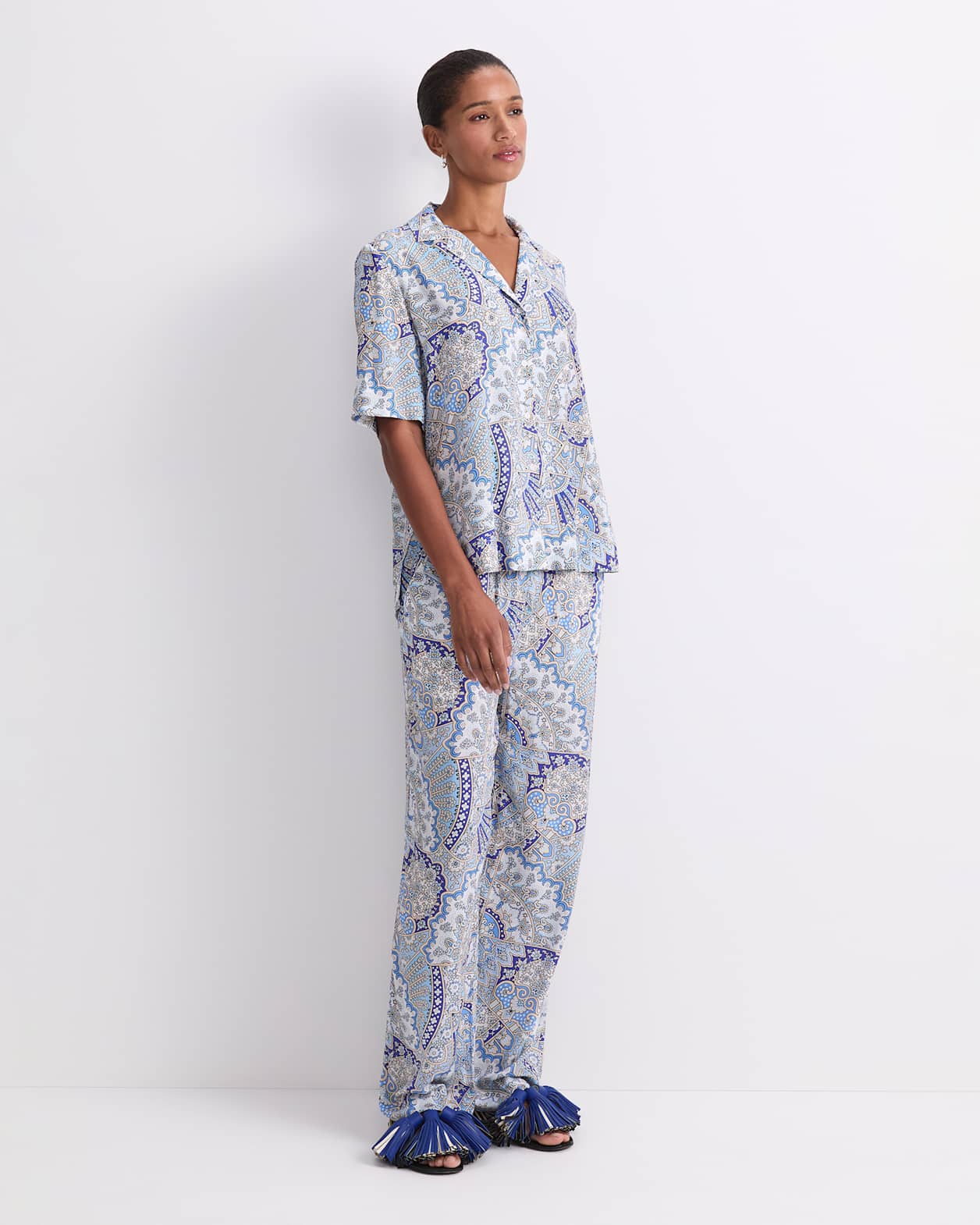 Emporium Liberty Blouse in BLUE MULTI