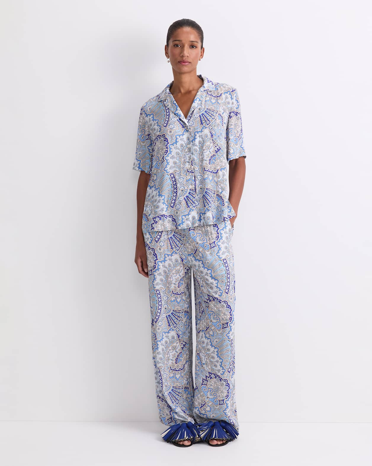 Emporium Liberty Blouse in BLUE MULTI