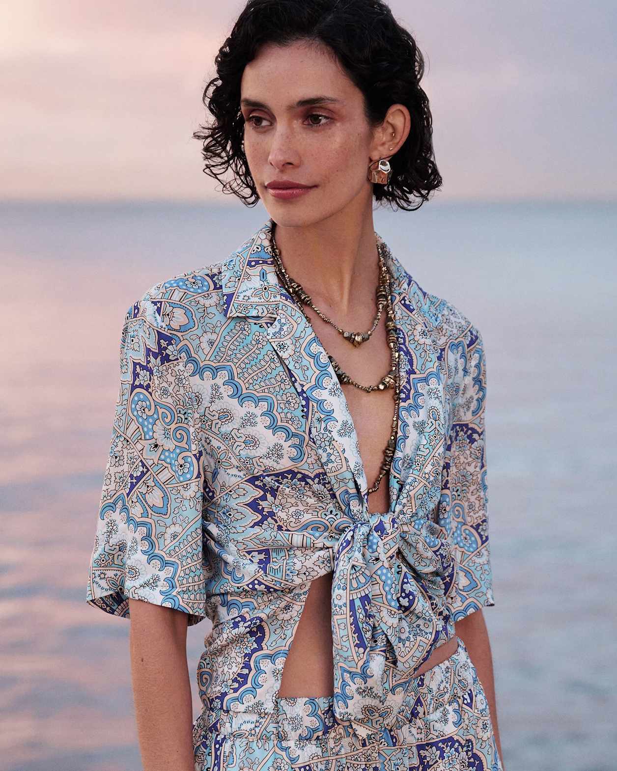 Emporium Liberty Blouse in BLUE MULTI