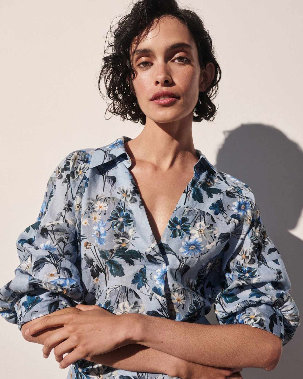 Covington Liberty Blouse in BLUE MULTI