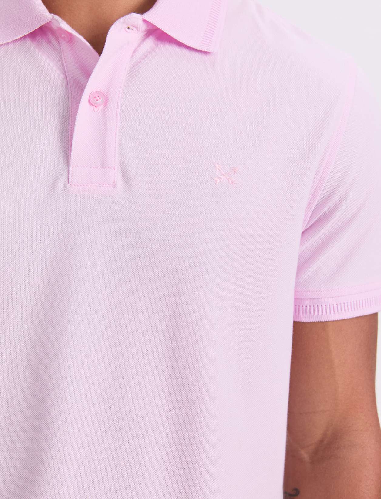 SC Pique Polo in PINK