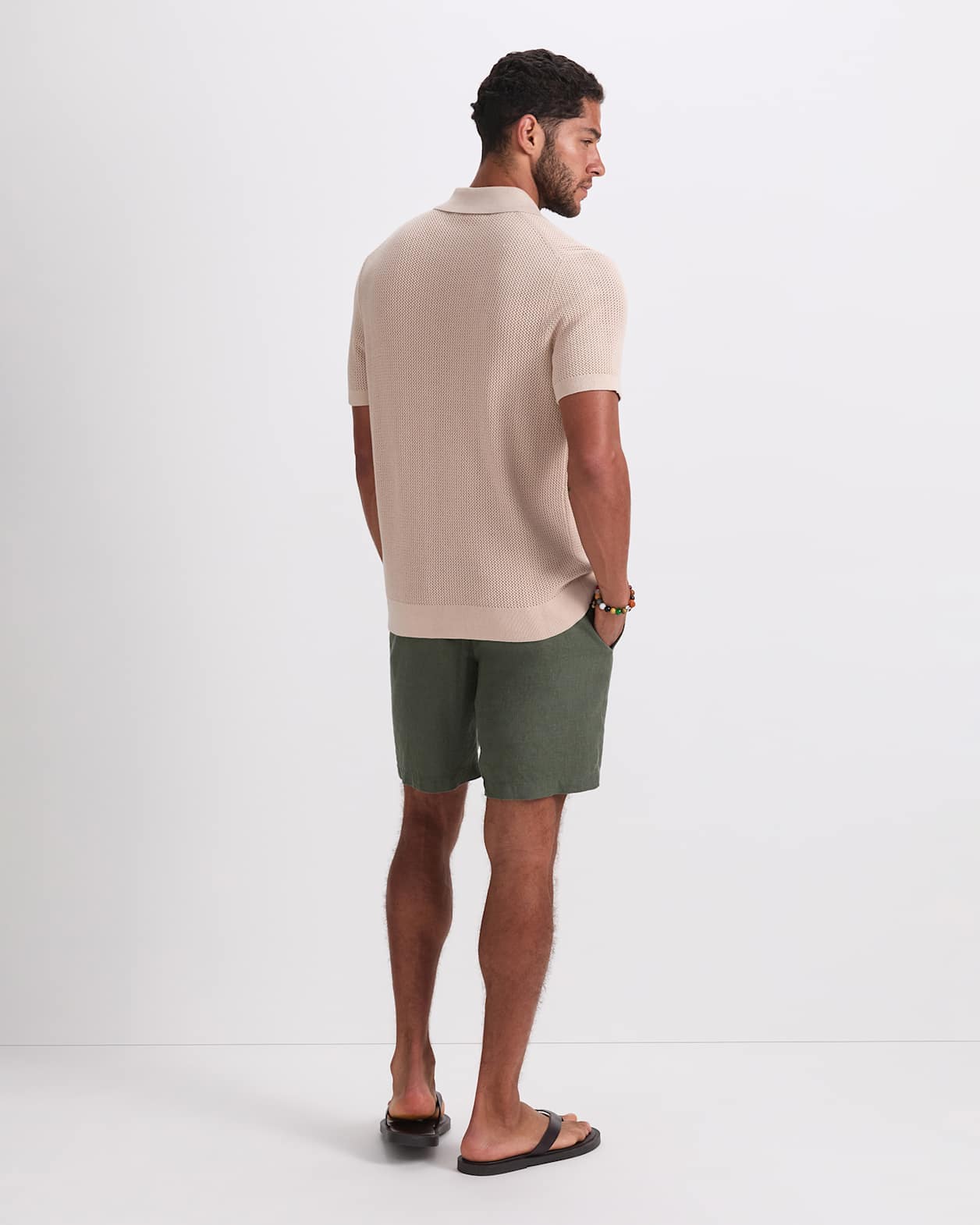 Francis Knit Shirt in NATURAL