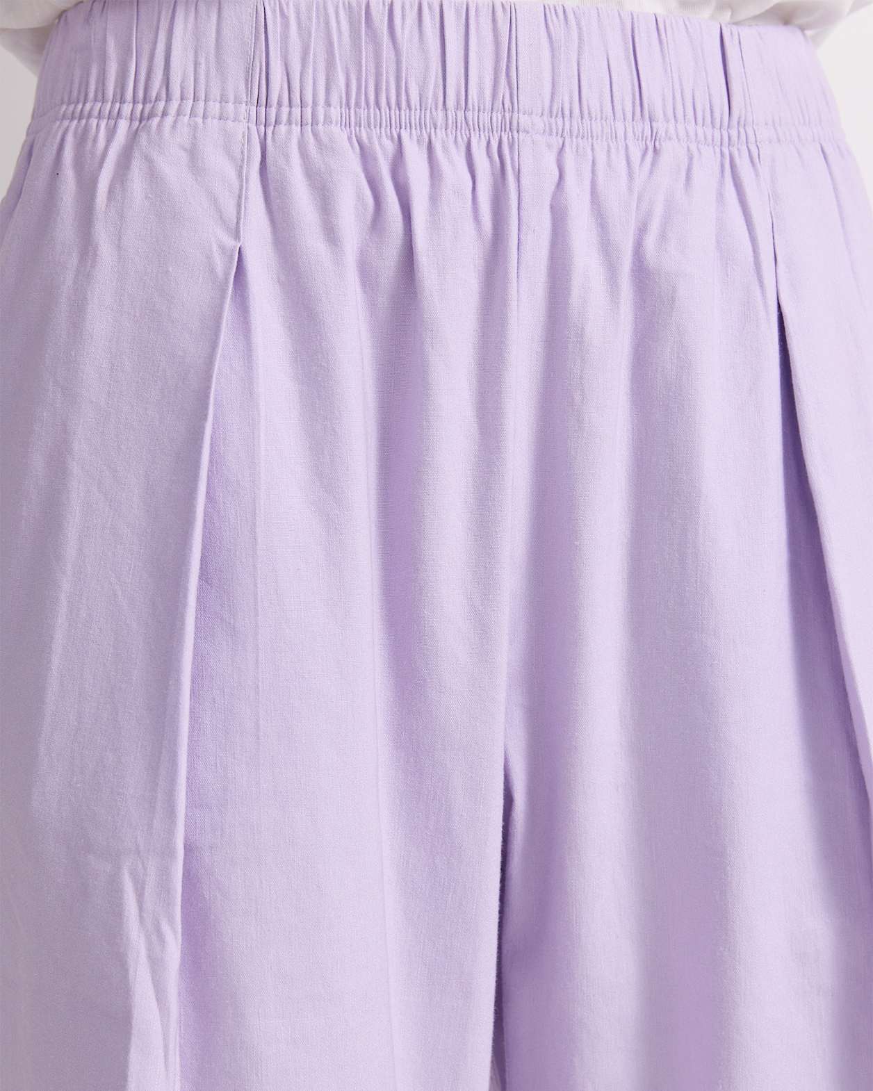 Rosa Wide Leg Linen Pant in LILAC