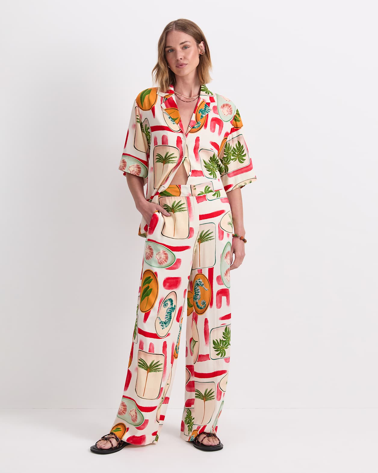 Bliss Relaxed Pant in MULTI