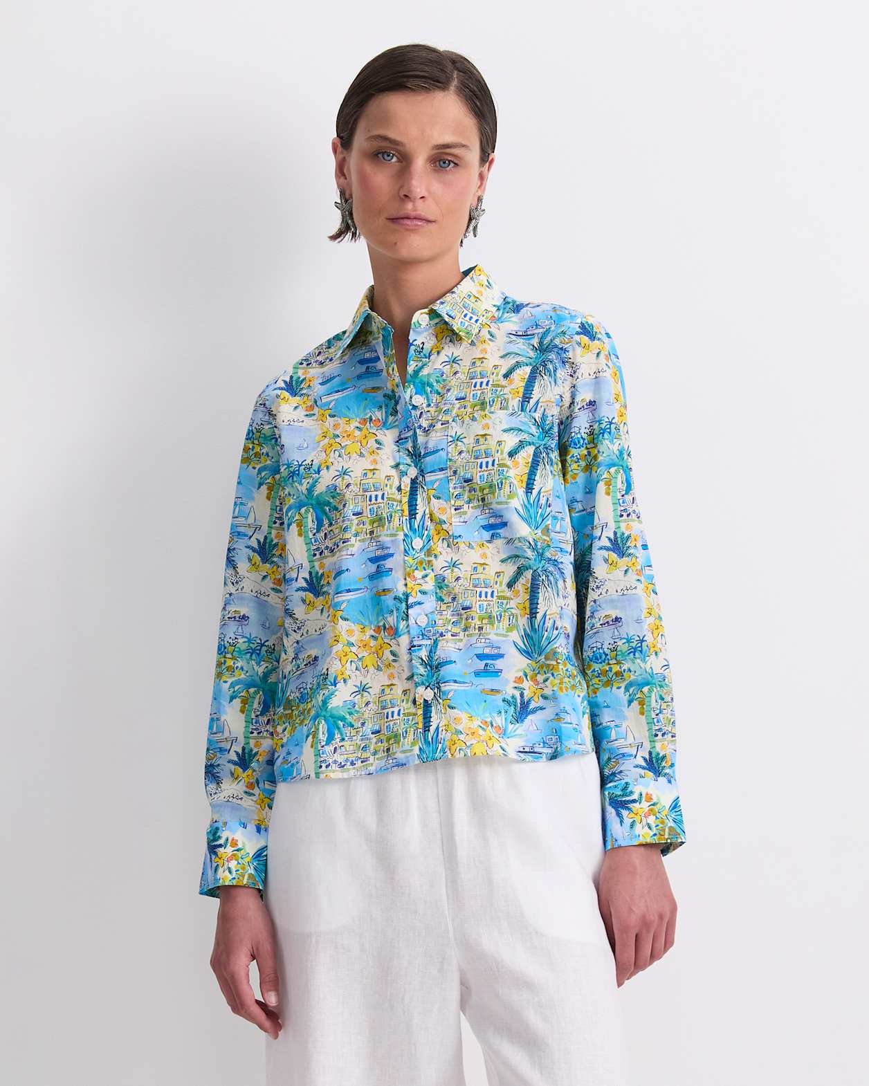 Cape Vista Liberty Shirt in BLUE MULTI