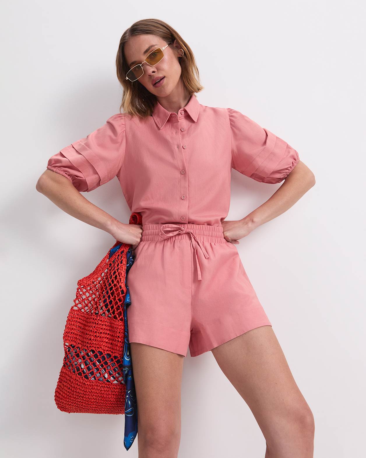 Lola Short in DARK PINK