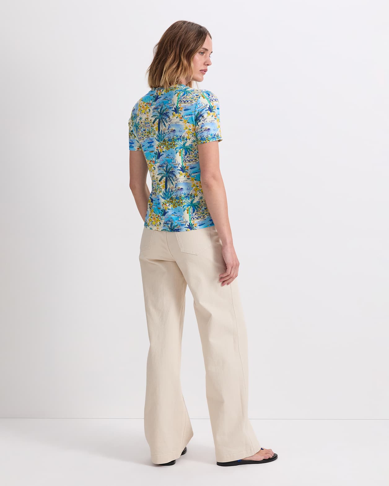 Cape Vista Liberty Tee in BLUE MULTI