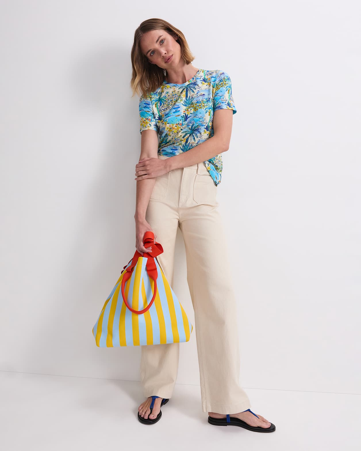 Cape Vista Liberty Tee in BLUE MULTI