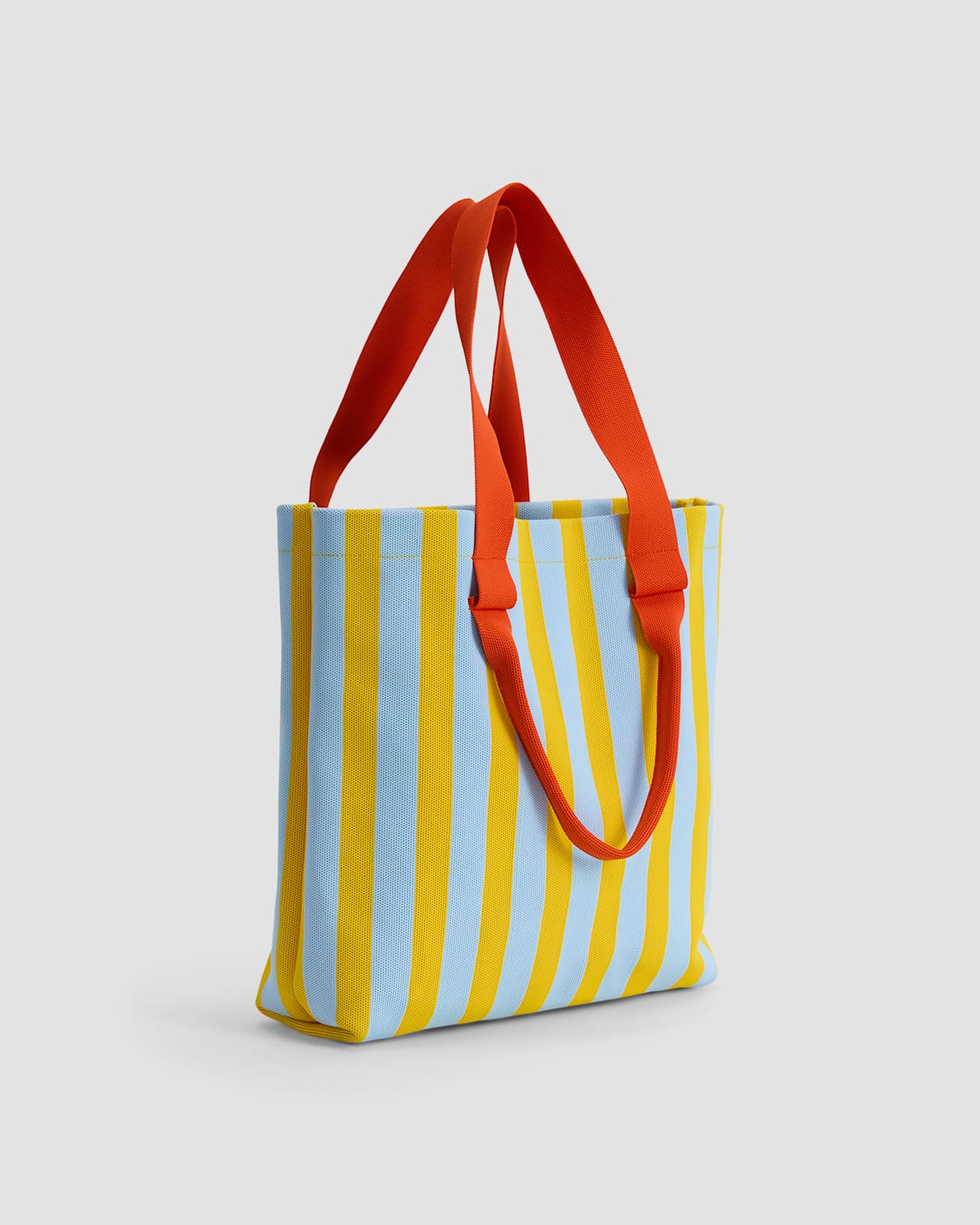 Stripe Large Shopper in YELLOW MULTI