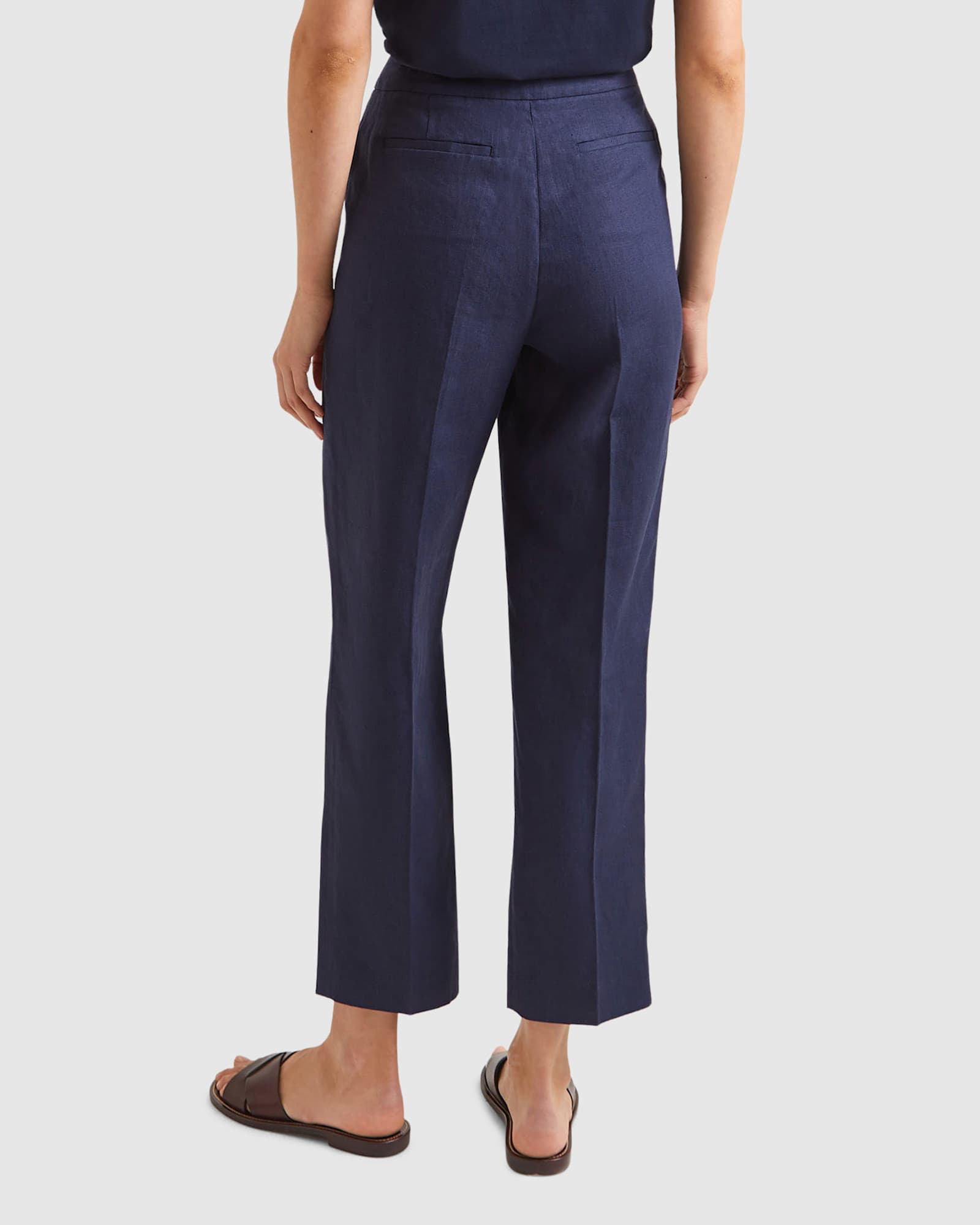 Linen Pant in NAVY