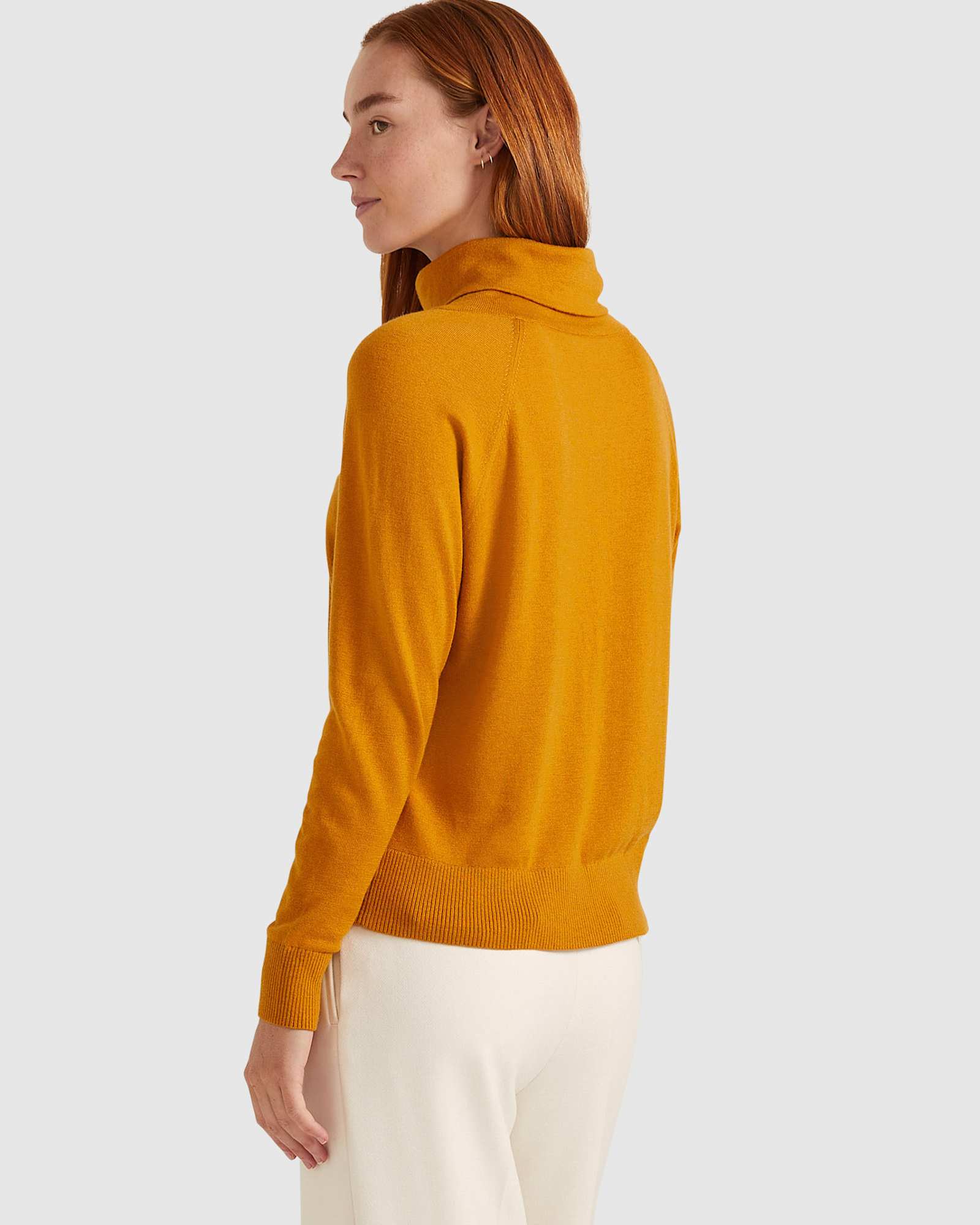 Laurina Batwing Knit in MUSTARD
