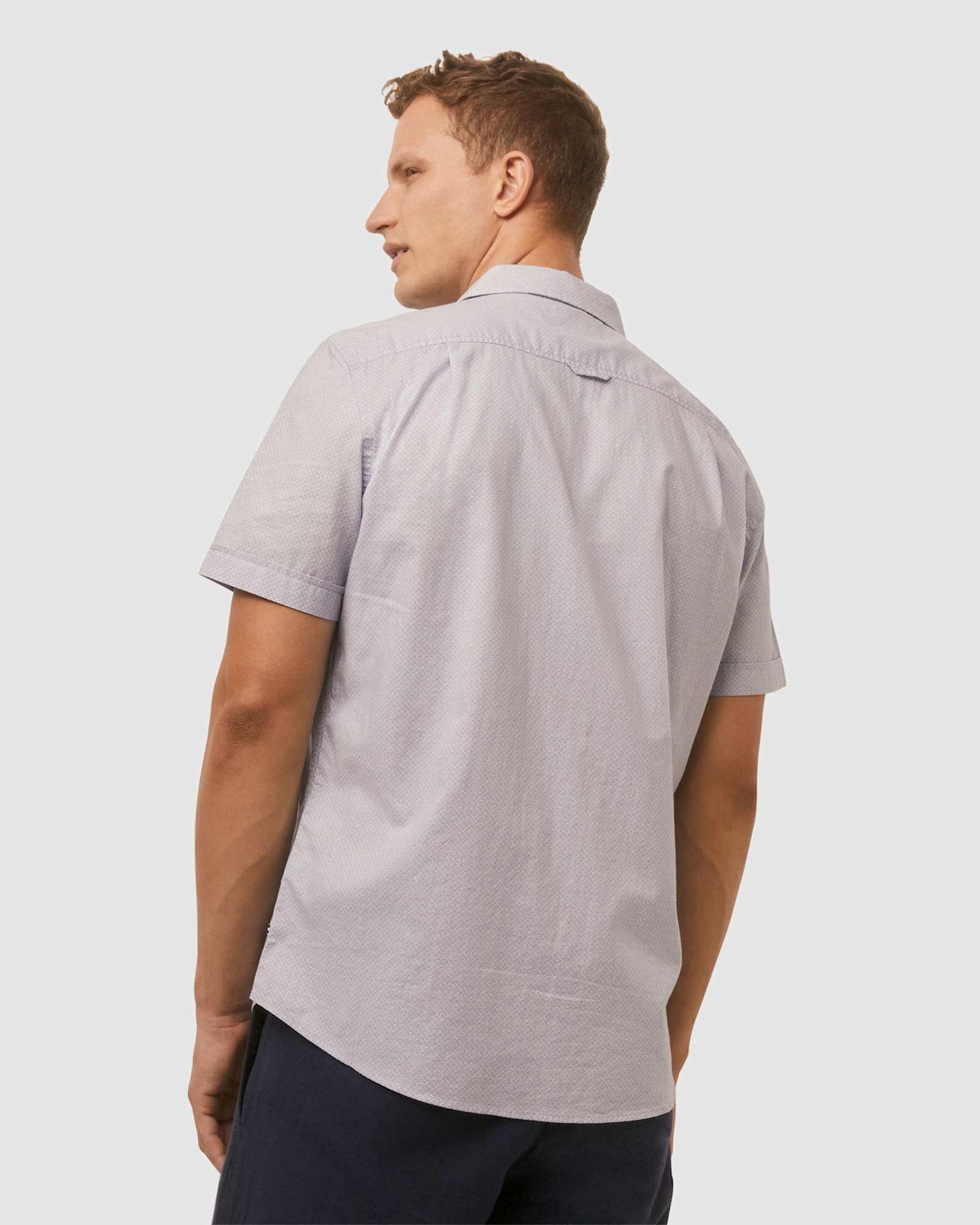 Carlton Shirt in DUSTY BLUE