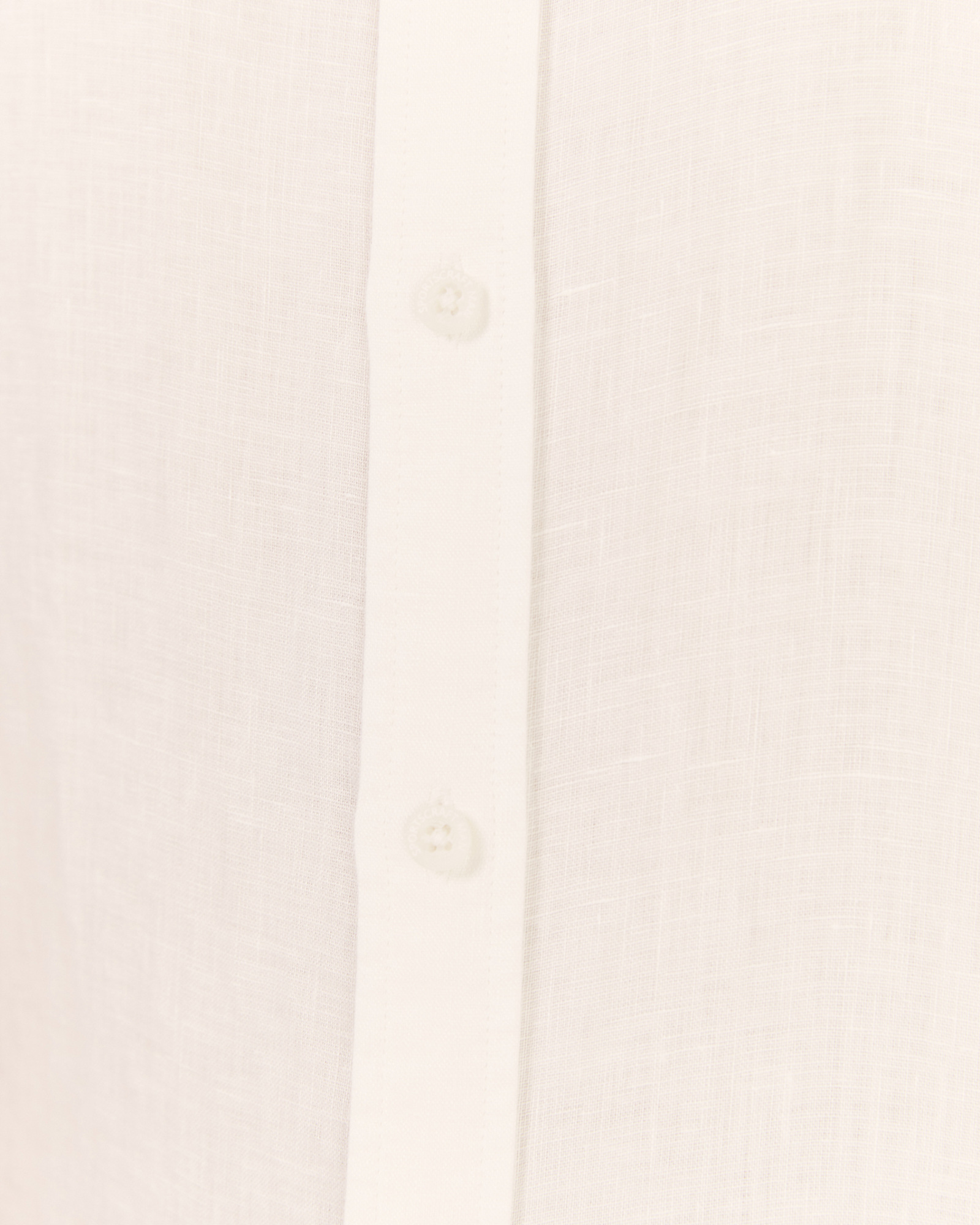 Linen Short Sleeve Shirt in WHITE