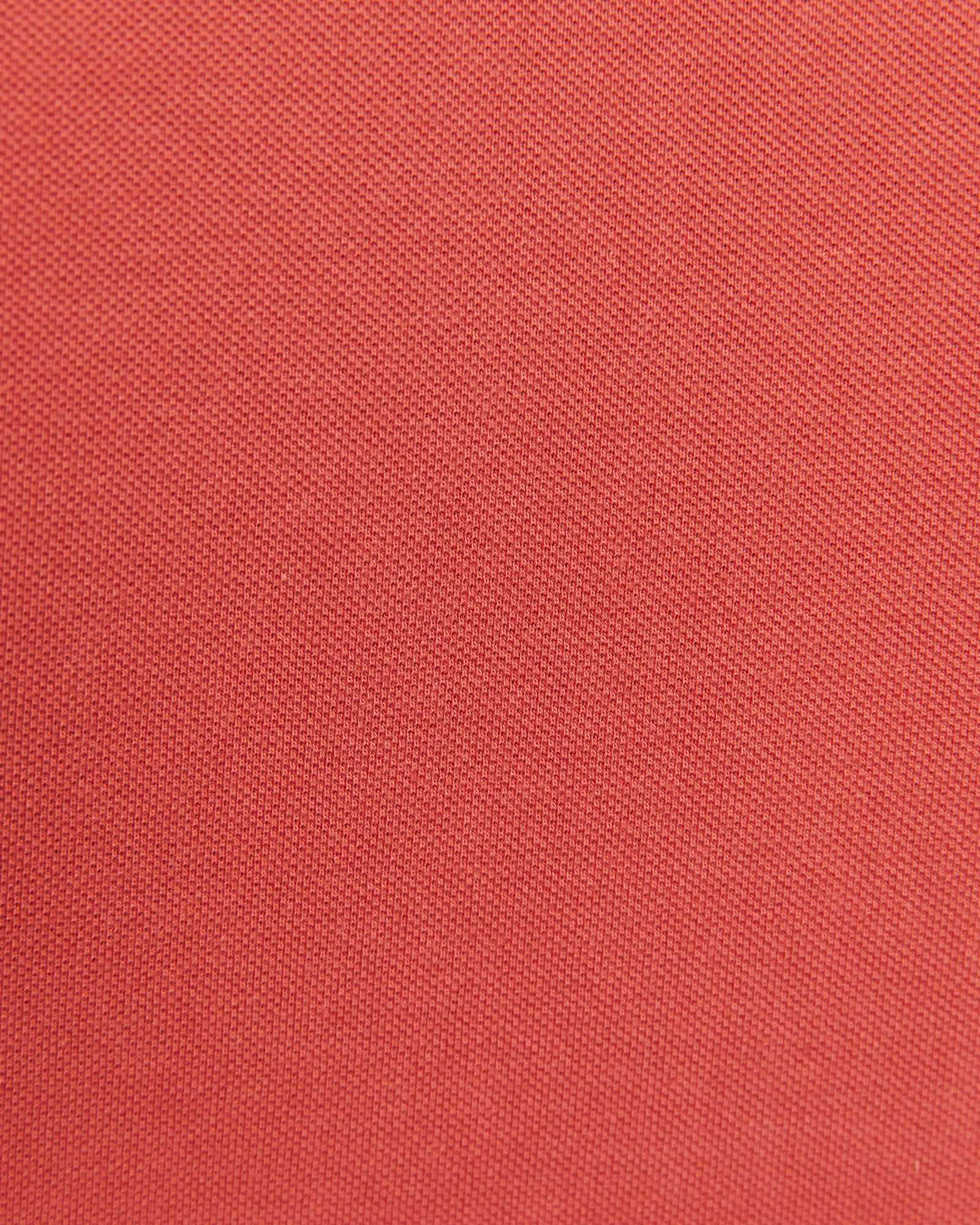 Pique Polo in BURNT ORANGE