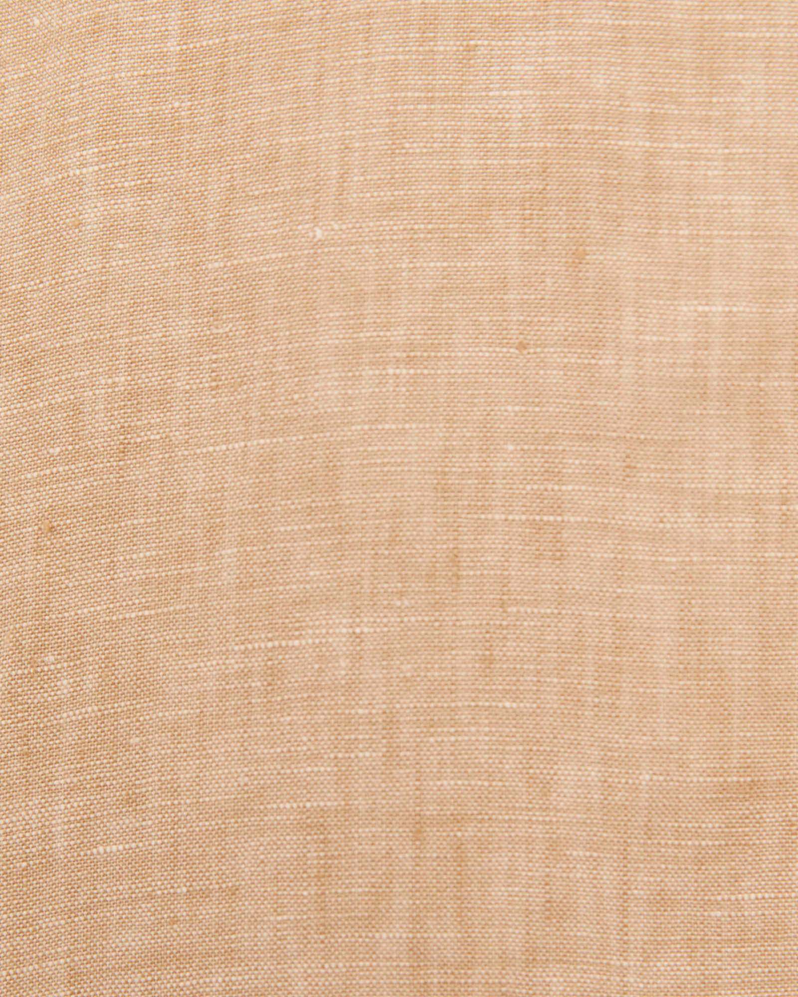 Yarn Dyed Linen Short Sleeve Shirt in LIGHT TAUPE