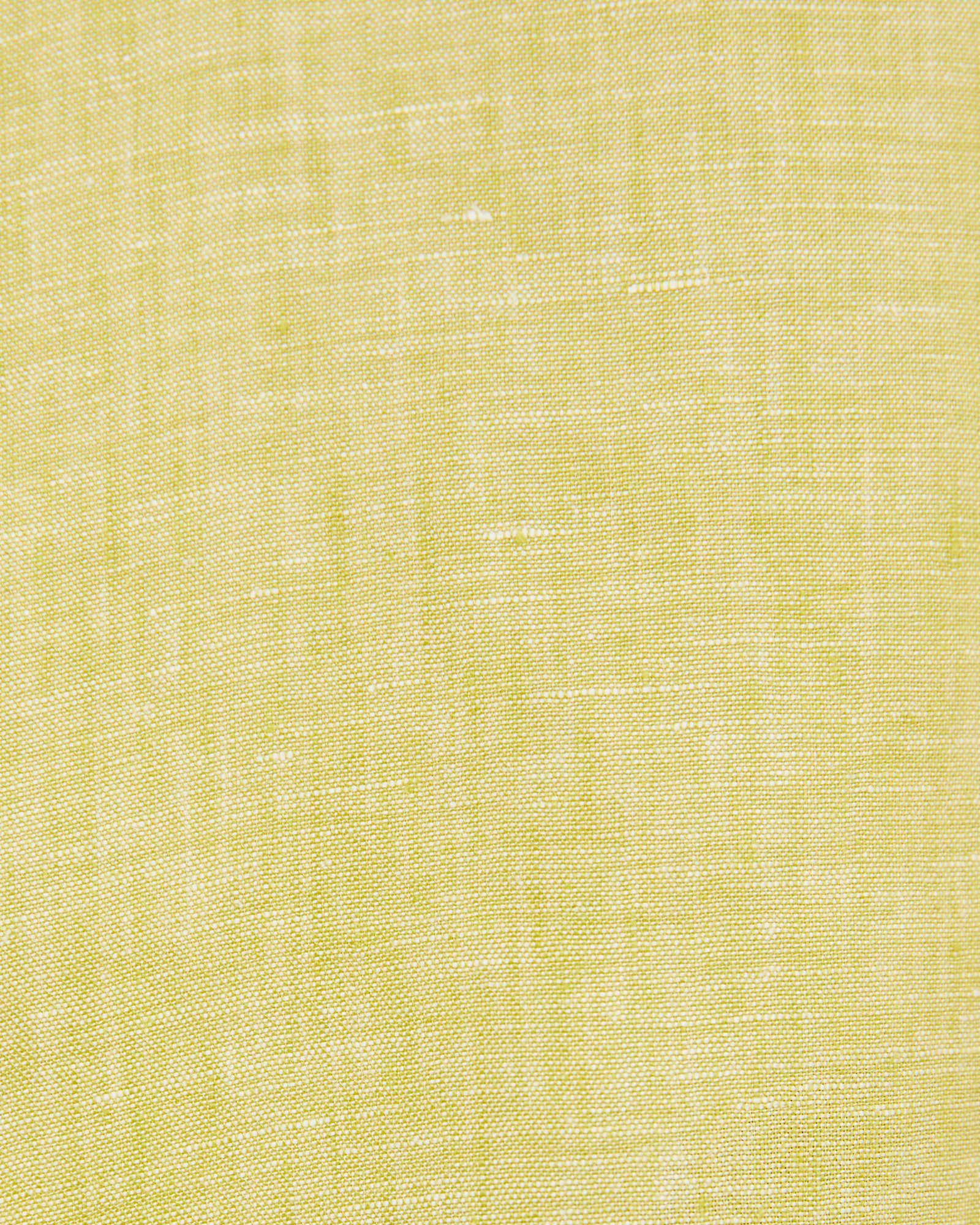 Yarn Dyed Linen Short Sleeve Shirt in CHARTREUSE