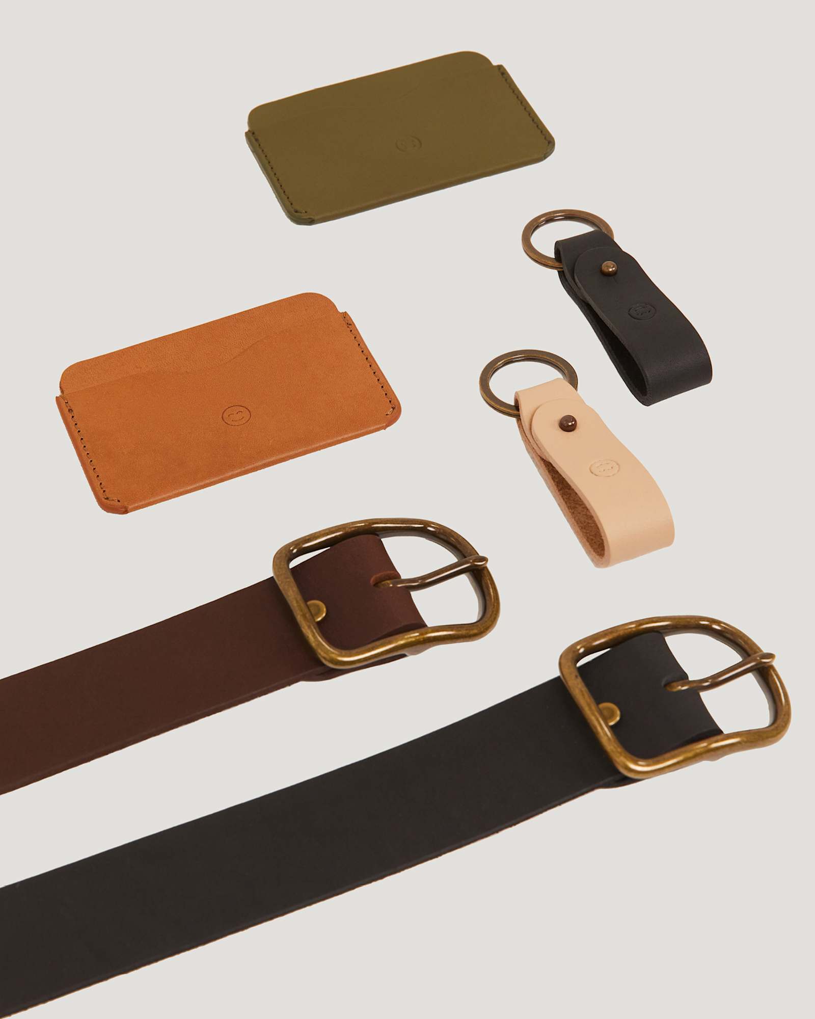 IEFrancis Leather Belt in CHOCOLATE